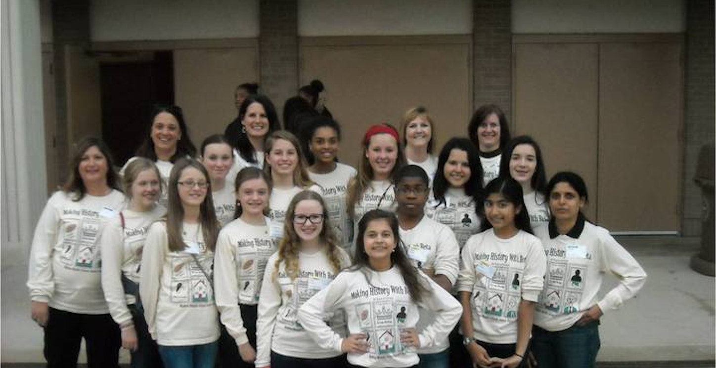 Making History With Beta At Madras Middle School T-Shirt Photo