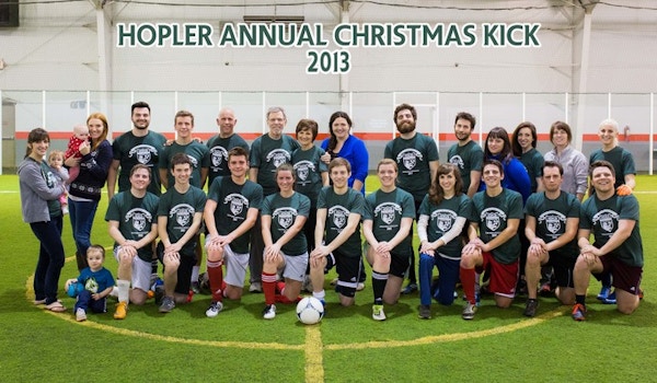 Hopler Annual Christmas Kick 2013 T-Shirt Photo