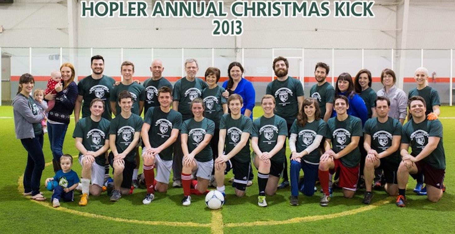 Hopler Annual Christmas Kick 2013 T-Shirt Photo