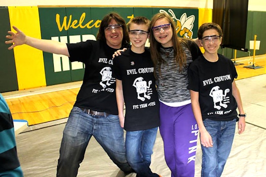 First Ftc Team 7252 At First Ftc Competition Sterling Heights, Mi T-Shirt Photo