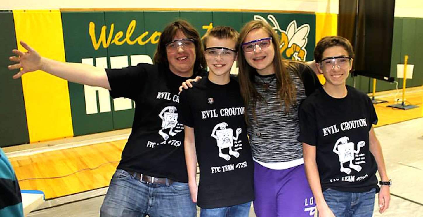 First Ftc Team 7252 At First Ftc Competition Sterling Heights, Mi T-Shirt Photo