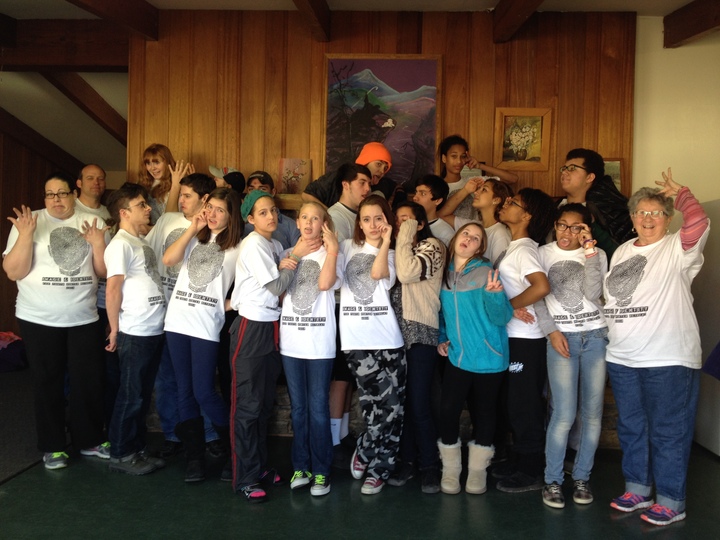 Youth Group Winter Retreat Craziness! T-Shirt Photo