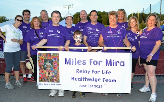 Miles For Mira Relay For Life Team  T-Shirt Photo