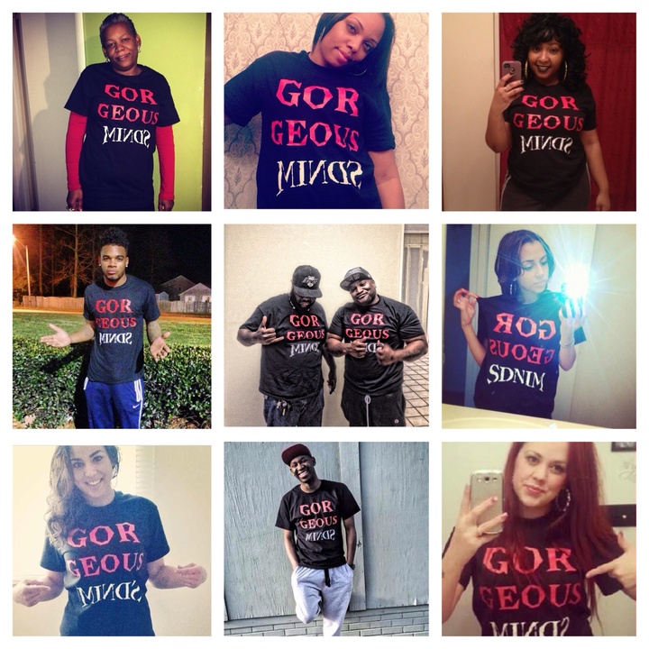 #Gorgeous Minds T-Shirt Photo