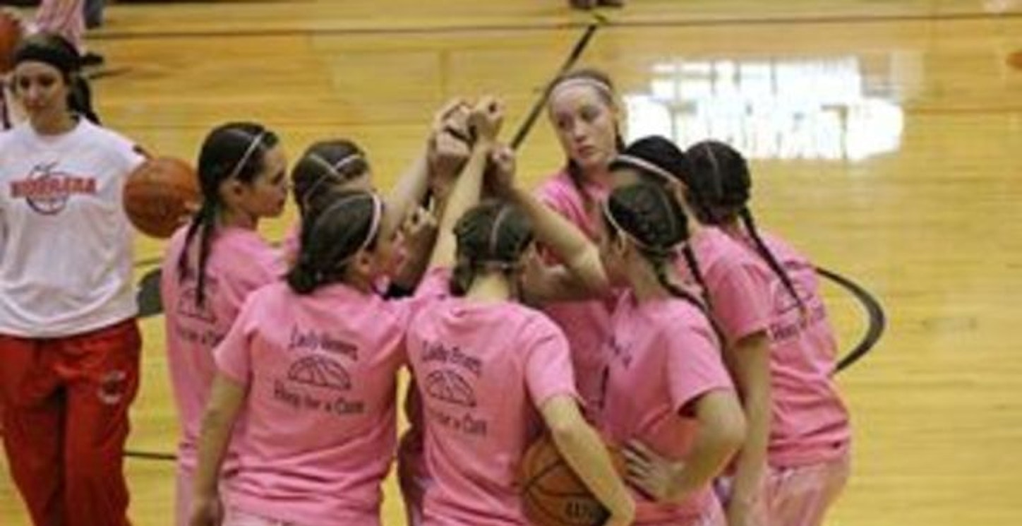 Lady Broncs Hoop For A Cure T-Shirt Photo