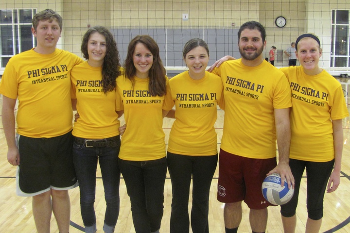 Phi Sigma Pi Intramural Volleyball T-Shirt Photo