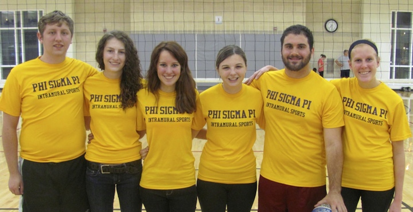 Phi Sigma Pi Intramural Volleyball T-Shirt Photo