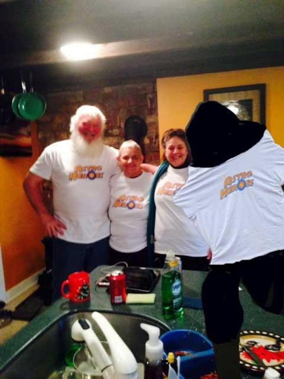 Big Foot Likes Astro Heroes T-Shirt Photo