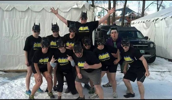 Picture of Super Sammie (Penguin Plunge) Custom T-Shirt Design Super Sammie (Penguin Plunge) T-Shirt Photo