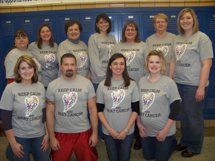 Keep Calm And Beat Cancer T-Shirt Photo