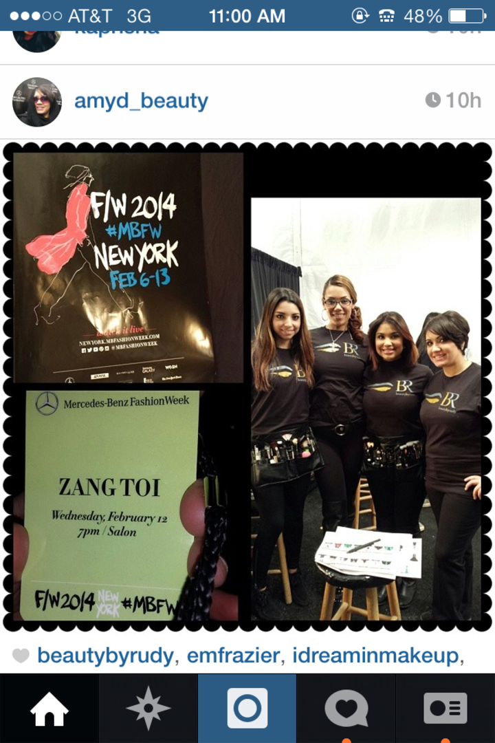 Beautybyrudy Makeup Team: Ny Fashion Week T-Shirt Photo