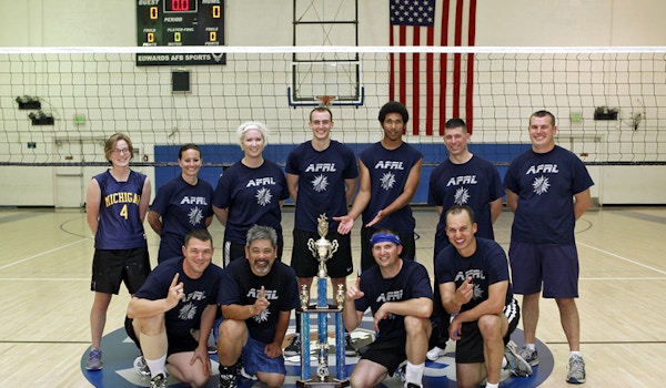 Afrl Intramural Volleyball Champs! T-Shirt Photo