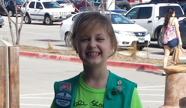 Avery With Girl Scouts Troop 624 T-Shirt Photo