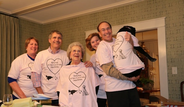 Martha's 90th Birthday Celebration With Family T-Shirt Photo