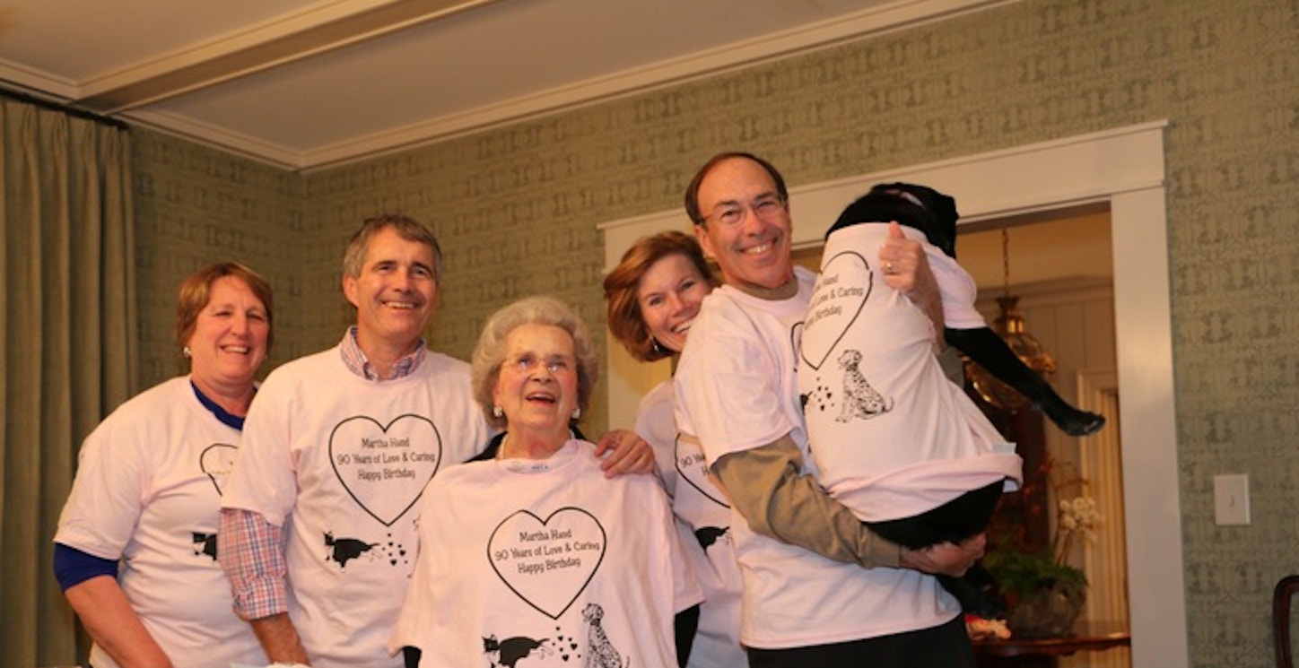 Martha's 90th Birthday Celebration With Family T-Shirt Photo