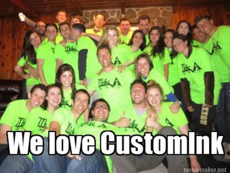 We Love Custom Ink! T-Shirt Photo