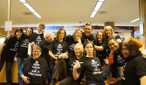 Keep Calm And Ask A Librarian T-Shirt Photo