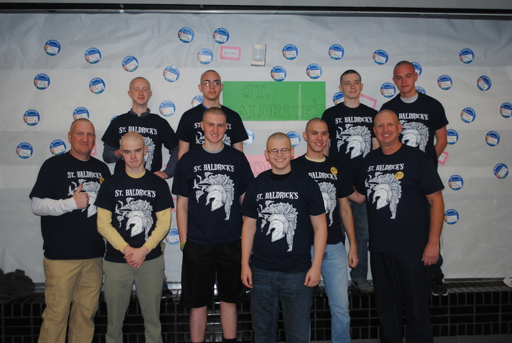 Sanderson St. Baldrick's T-Shirt Photo