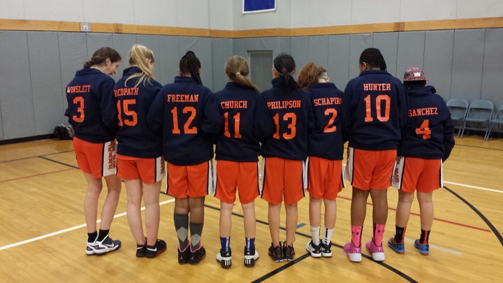 Fieldston Girls Basketball Reverse T-Shirt Photo