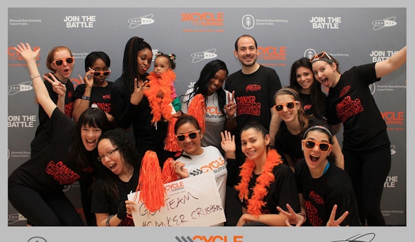 Cycle For Survival Nyc 2014 Team Cancer Crushers T-Shirt Photo