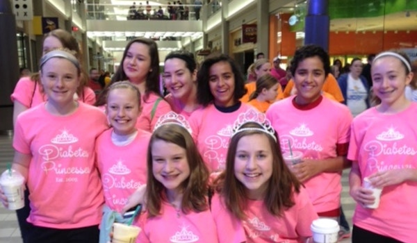 Diabetes Princesses Walk For A Cure! T-Shirt Photo