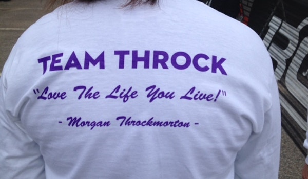 Team Throck   Get Your Rear In Gear 2014 T-Shirt Photo