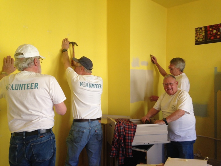 Our Volunteers Hard At Work! T-Shirt Photo