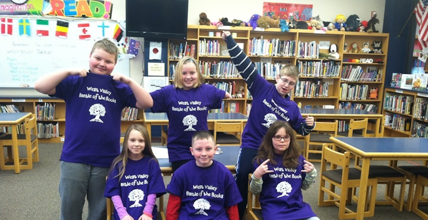 Picture of West Valley Battle Of The Books Custom T-Shirt Design West Valley Battle Of The Books T-Shirt Photo