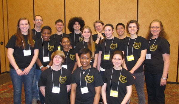 Mfhs Academic Decathlon At The State Competition, March, 2014 T-Shirt Photo