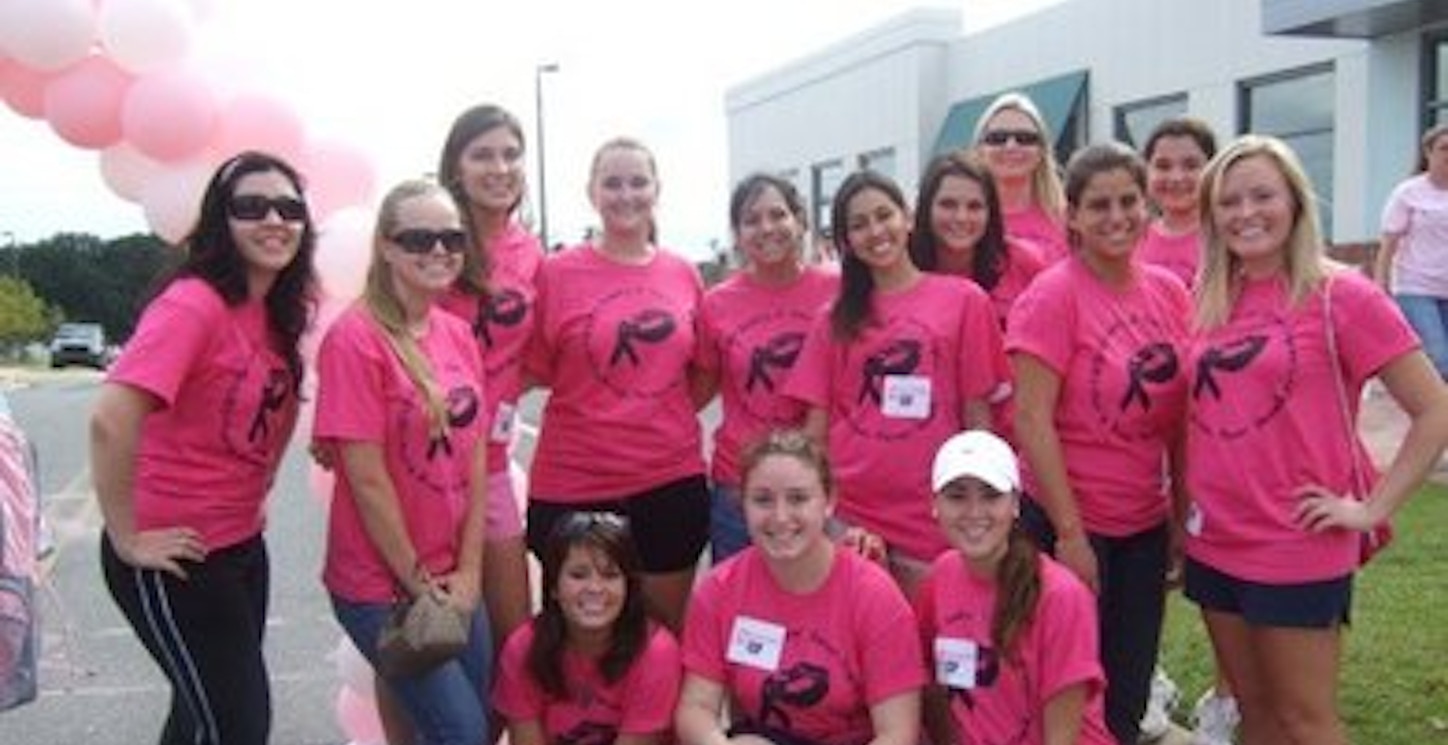 Picture of Making Strides Against Breast Cancer 2007 Custom T-Shirt Design Making Strides Against Breast Cancer 2007 T-Shirt Photo