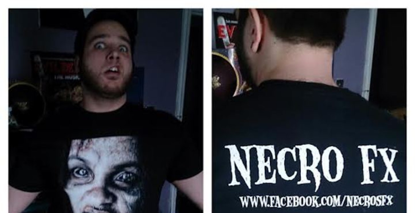 Picture of Necro Fx Shirt Finally Custom T-Shirt Design Necro Fx Shirt Finally T-Shirt Photo