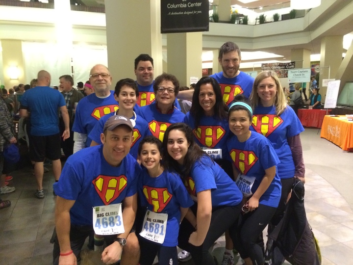 Harold's Heroes 2014 Big Climb For Leukemia T-Shirt Photo