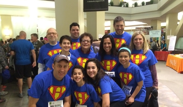 Harold's Heroes 2014 Big Climb For Leukemia T-Shirt Photo