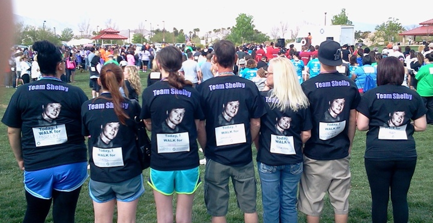 Picture of Out Of Darkness Walk Custom T-Shirt Design Out Of Darkness Walk T-Shirt Photo