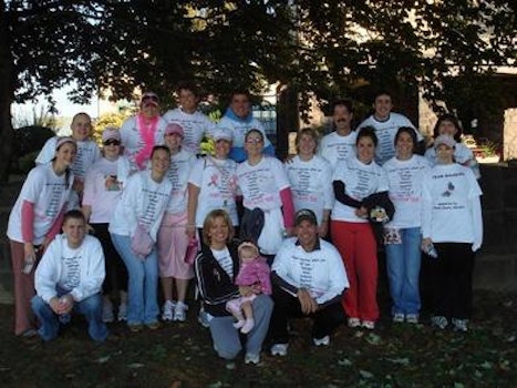 Team Baugher Invades City Island For Breast Cancer Awareness T-Shirt Photo