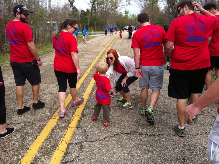 Cameron Monster Truck Heart Walk T-Shirt Photo