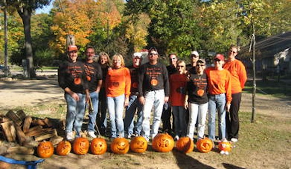 Picture of Halloween Camping Friends Forever Custom T-Shirt Design Halloween Camping Friends Forever T-Shirt Photo