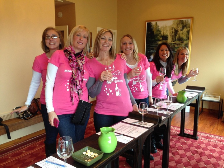 Girls Weekend Mountain Wining! T-Shirt Photo