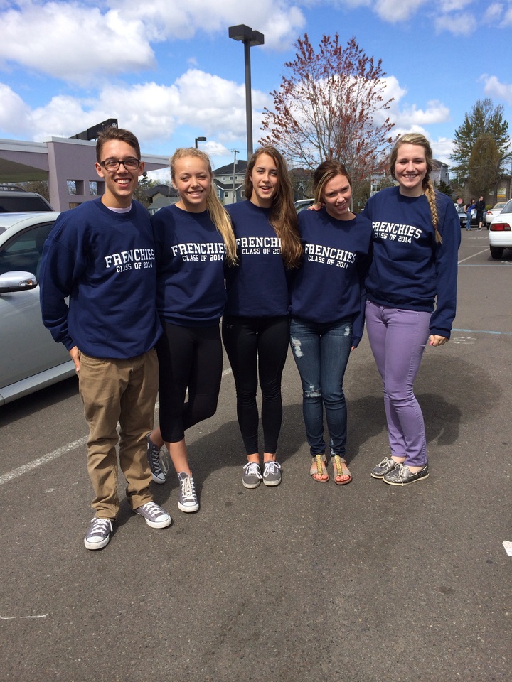 Frenchies Graduate In Style  T-Shirt Photo