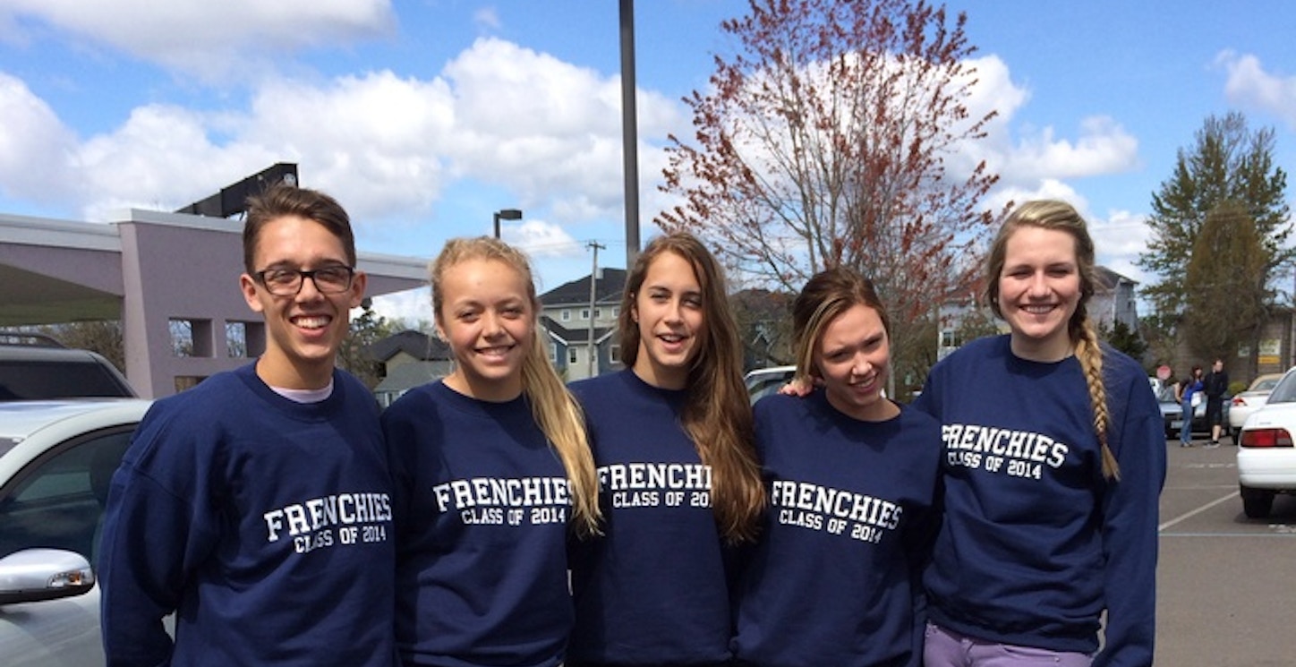 Frenchies Graduate In Style  T-Shirt Photo