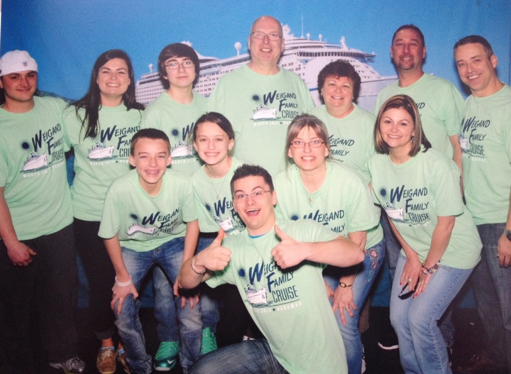 Weigand Family Cruise   It's All About The Big Guy! T-Shirt Photo