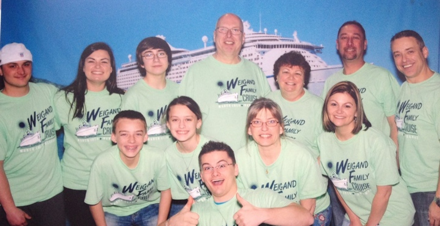Weigand Family Cruise   It's All About The Big Guy! T-Shirt Photo