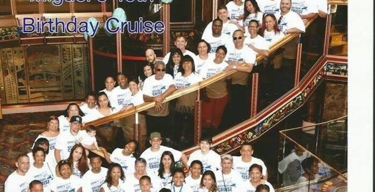 Cathy And Miguel Birthday Cruise T-Shirt Photo