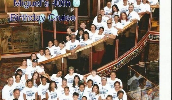 Cathy And Miguel Birthday Cruise T-Shirt Photo