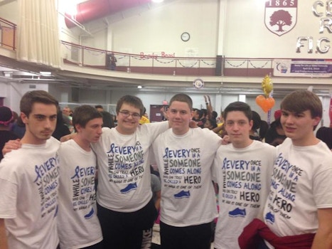 Boys Supporting Their Nana's! Cancer Stinks!!! T-Shirt Photo