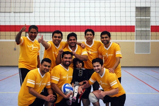 Volley Ranchers After An Awesome Show At The Mata 2014 Tournament T-Shirt Photo