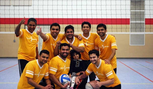 Volley Ranchers After An Awesome Show At The Mata 2014 Tournament T-Shirt Photo
