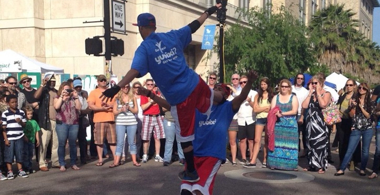 The Break Dancers Wore Our Shirts! T-Shirt Photo