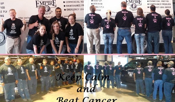 Keep Calm & Beat Cancer   Melissa B T-Shirt Photo