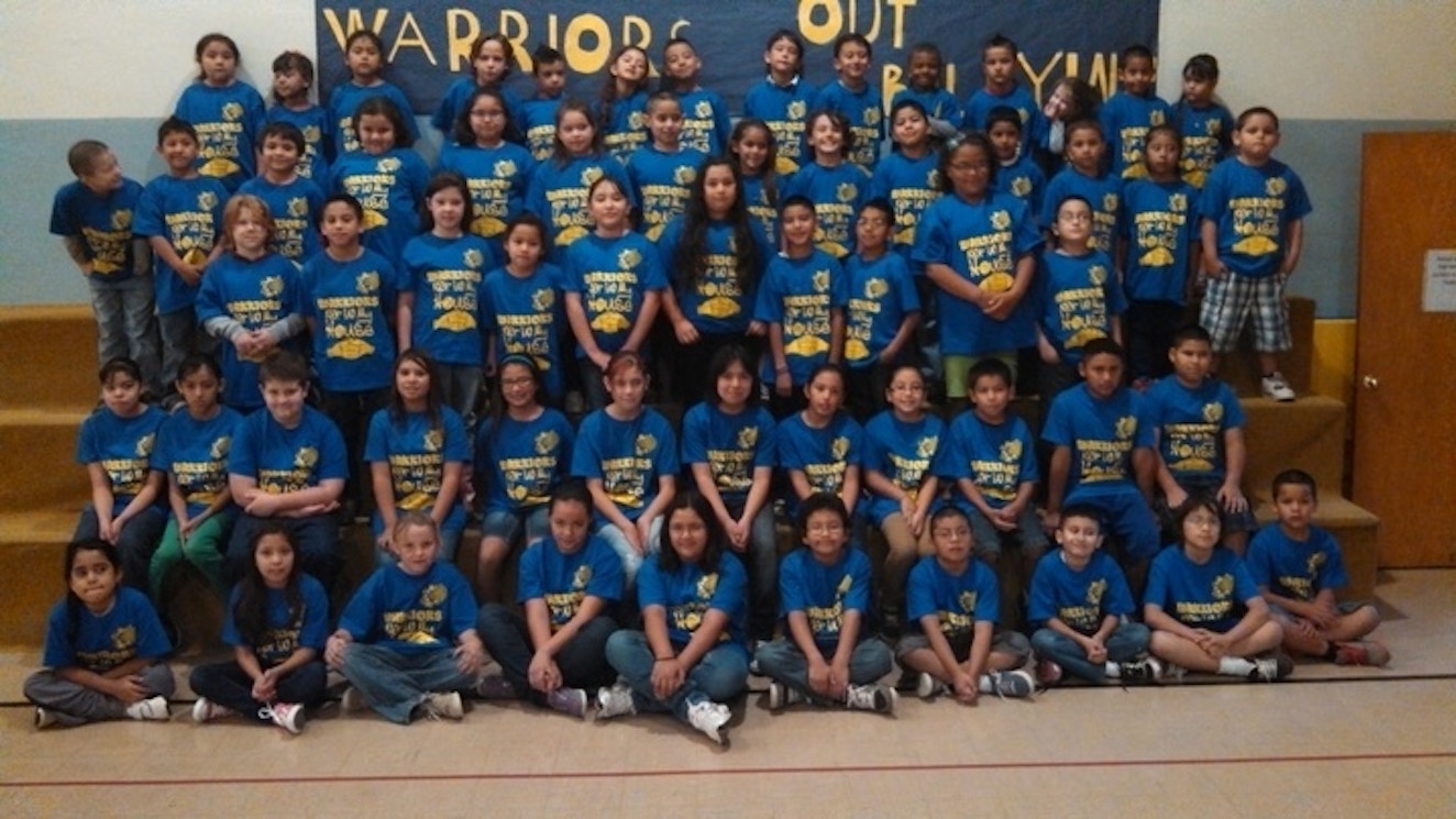Blue Shirt Day To Stomp Out Bullying T-Shirt Photo
